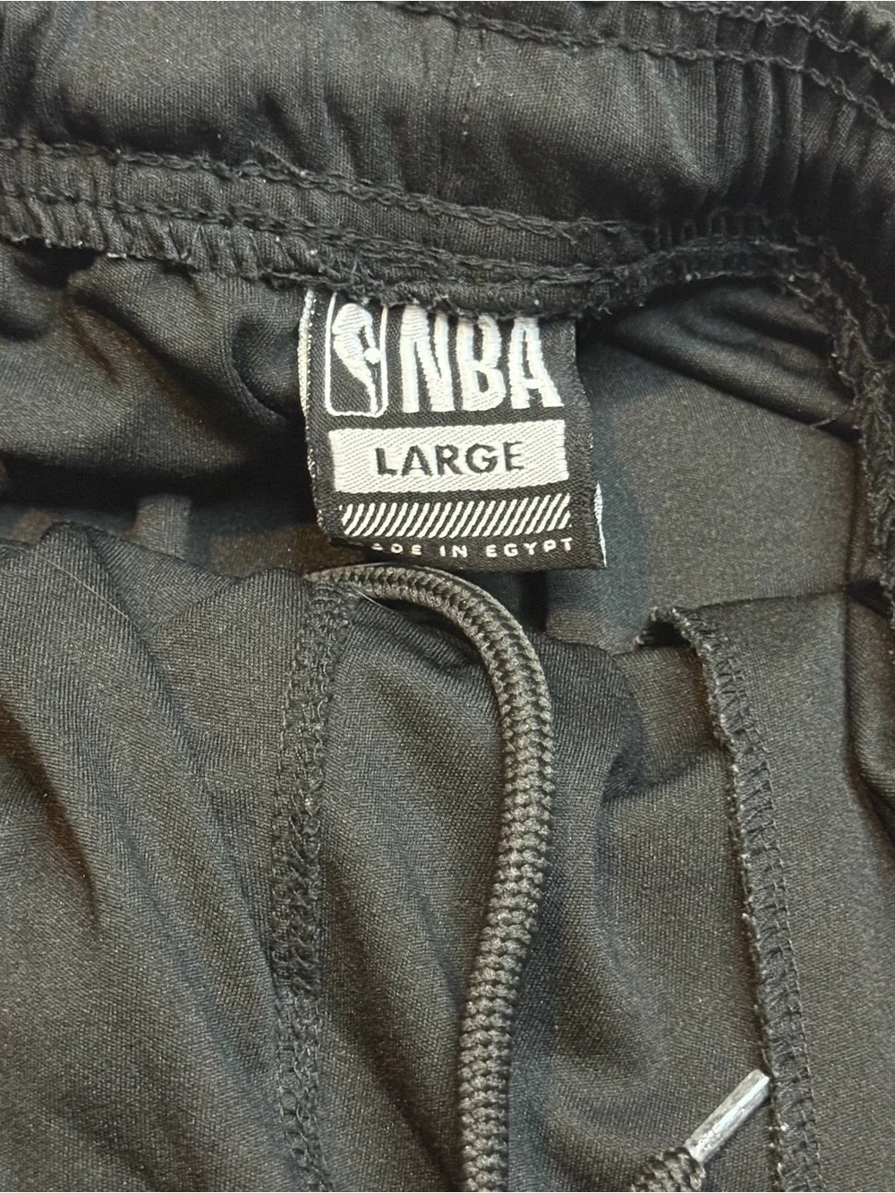NBA men’s shorts size large Black/red/purple no liner 10” inseam